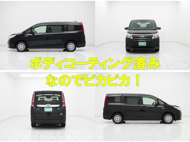 ノア ハイブリッドＸ　ディライトプラス　ＥＴＣ　ナビ　ＴＶ　両側電動スライドドア　ＬＥＤヘッドランプ　スマートキー　アイドリングストップ　電動格納ミラー　後席モニター　３列シート　フルフラット　ウォークスルー　ＣＶＴ　アルミホイール　ＣＤ（5枚目）