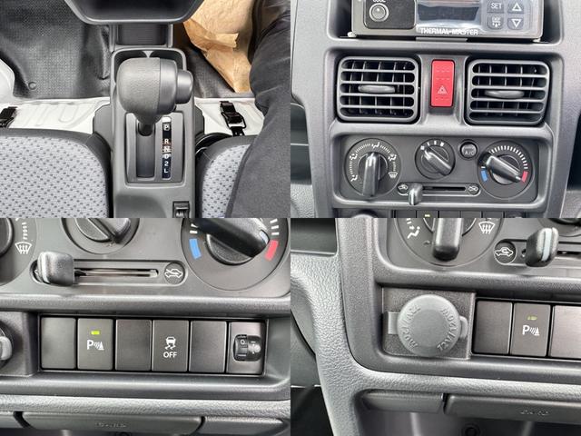 キャリイトラック 　ＡＴ　クリアランスソナー　オートライト　ＥＳＣ　エアコン　パワーステアリング　パワーウィンドウ　運転席エアバッグ　助手席エアバッグ　記録簿（52枚目）