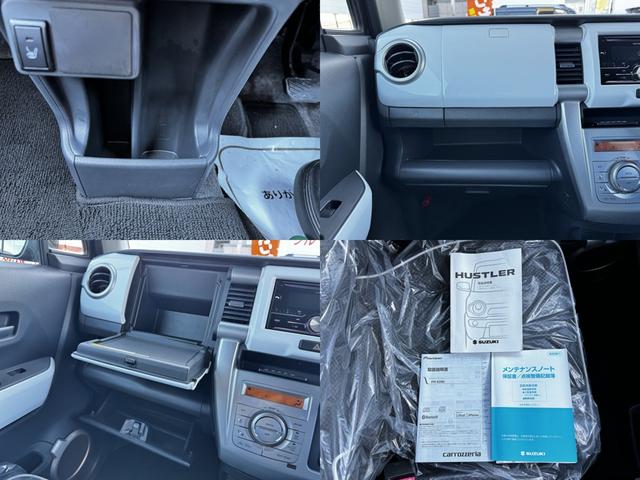 ハスラー Ｇ　衝突被害軽減システム　スマートキー　アイドリングストップ　電動格納ミラー　シートヒーター　ベンチシート　ＣＶＴ　盗難防止システム　ＡＢＳ　ＥＳＣ　ＣＤ　衝突安全ボディ　エアコン　パワーステアリング（22枚目）