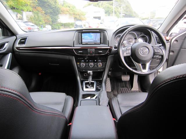 アテンザセダン ＸＤ　Ｌパッケージ　ナビテレビＤＶＤ黒革ボーズ２年保証　タイヤ交換　ウォーターバイパスパイプ対策交換　スラッジ除去　ヘッドライト対策済　バッテリー交換　ＡＴＦ交換　燃料フィルター交換　点検整備部品交換済（5枚目）