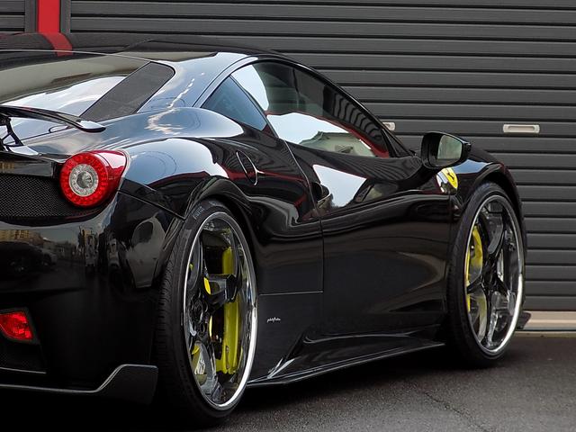 ４５８イタリア フェラーリ ベースグレード ｆ１ ｄ車左ｈ ｓｖｒカーボンエアロ ｆｏｒｇｉａｔｏ２１ ２２ａｗ イノテック特注チタンマフラー クァンタム車高調 ロベルタリフティング ｌｅｄカーボンステア カーボンベイ インテリア ロッソレザー 大分県 ベース