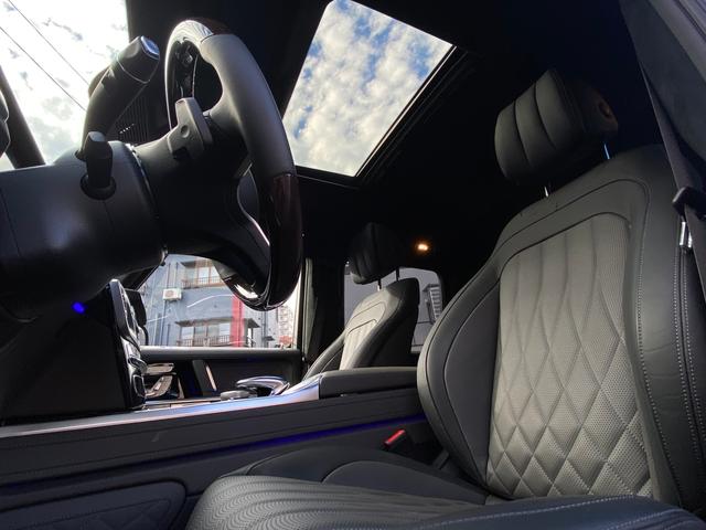 G400d マヌファクトゥーアエディション 限定車 左H AMGライン ラグジュアリーP アダプティブダンピング SR 黒革 360°カメラ ドラレコ付デジタルインナーミラー TVキット レーダーセーフティ Burmester AMG20AW(15枚目)