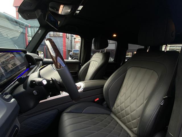G400d マヌファクトゥーアエディション 限定車 左H AMGライン ラグジュアリーP アダプティブダンピング SR 黒革 360°カメラ ドラレコ付デジタルインナーミラー TVキット レーダーセーフティ Burmester AMG20AW(18枚目)