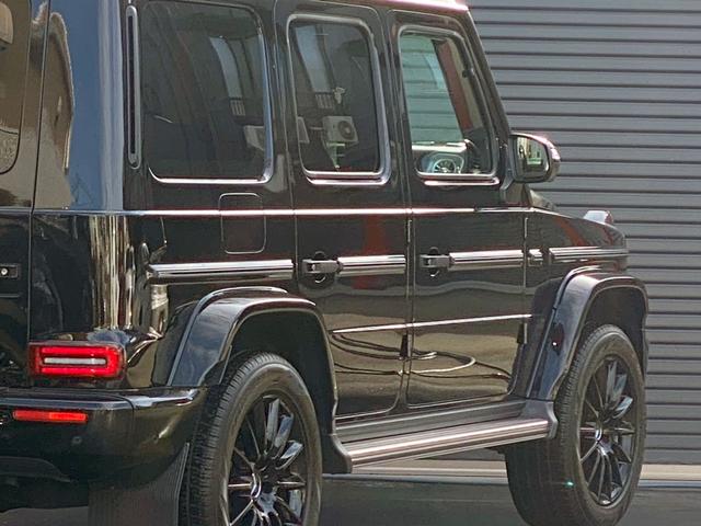 G400d マヌファクトゥーアエディション 限定車 左H AMGライン ラグジュアリーP アダプティブダンピング SR 黒革 360°カメラ ドラレコ付デジタルインナーミラー TVキット レーダーセーフティ Burmester AMG20AW(46枚目)