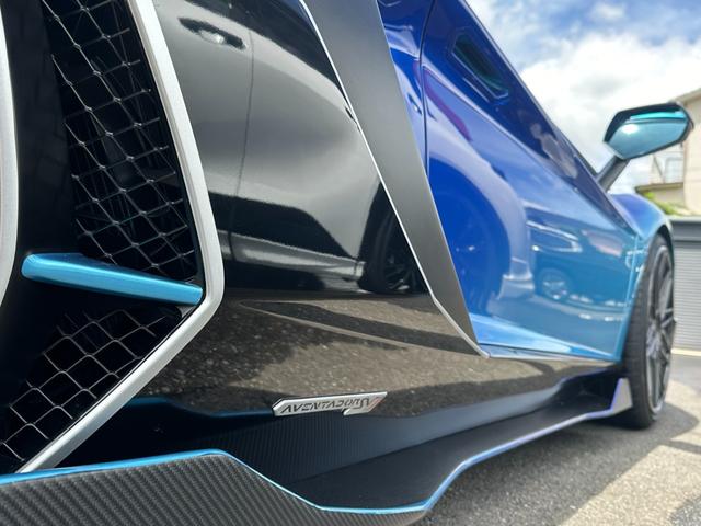 アヴェンタドール 　ＳＶＪ　ノビテックカーボンボンネット　リープデザインカーボンサイドステップ　ＡＤＶ．１ホイール　ブリリアントマフラー　電動カーボンシート　カーボンＥ／Ｇ　プロテクションフィルム　プロコンカーボンパドル（37枚目）