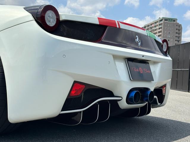 ４５８イタリア 　ディーラー車　左Ｈ　カーボンエクステリア＆インテリア　デイトナスタイルシート　電動シート　カーボンＬＥＤステア　ブリリアントマフラー　フロントリフト　ＪＢＬ　アルカンターラルーフライナー　社外エアロ（43枚目）