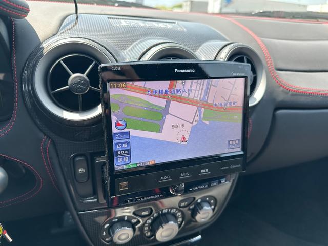 Ｆ４３０ Ｆ１　Ｄ車　左Ｈ　社外カーボンエアロ（Ｆ＆Ｓ＆Ｒ＆リアウイング）　カーボンインテリア　黒革　レッドステッチ　社外ナビＴＶ　Ｂカメラ　ＥＴＣ　１９ｉｎＡＷ　イエローキャリパー　スクーデリアフェラーリシールド（16枚目）