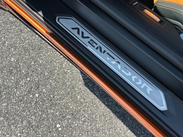 アヴェンタドール ＬＰ７００－４　ＡＲＡＮＣＩＯ　ＢＯＲＥＡＬＩＳ　パワークラフトマフラー　ガラスエンジンフード　カーボンリアウイング　Ｔ型カーボンエンジンカバー　フロントリフト　鍛造２０／２１ＡＷ　イエローキャリパー　パークセンサー（33枚目）