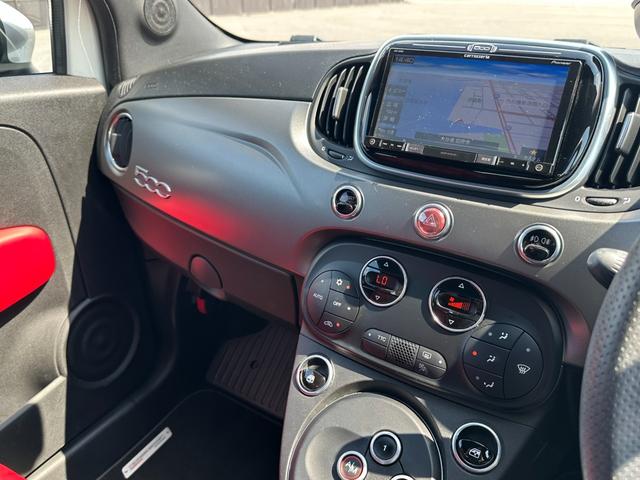 アバルト５９５ ツーリズモ　１オーナー車　ＩＣターボ　社外ナビＴＶ　Ｂカメラ　ＥＴＣ　前後ドラレコ　赤革シート　パドルシフト　１７ｉｎＡＷ　アルミペダル　ＨＩＤ　フォグランプ　キーレス（22枚目）