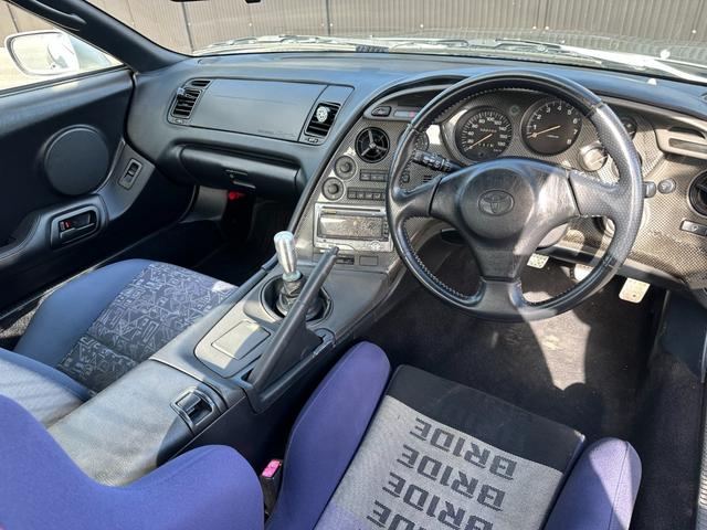 スープラ RZ-S 6速MT 1オーナー車 社外エアロ 社外マフラー 社外17inAW BRIDEシート 車高調 タワーバー ロールバー 社外エアクリ ツインターボ(14枚目)