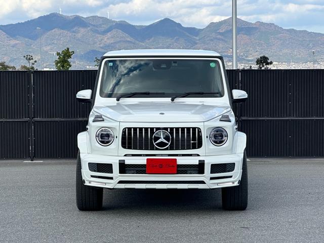 Gクラス G350d AMGライン アダプティブダンピング ラグジュアリーPKG SR Burmester 電動サイドステップ サウンドジェネレーター パナメリカーナグリル レーダーセーフティ 360°カメラ 黒革 AMG20inAW(12枚目)