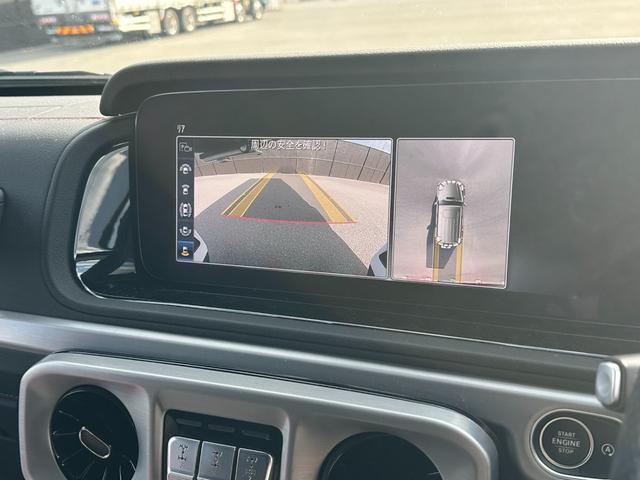 Gクラス G350d AMGライン アダプティブダンピング ラグジュアリーPKG SR Burmester 電動サイドステップ サウンドジェネレーター パナメリカーナグリル レーダーセーフティ 360°カメラ 黒革 AMG20inAW(17枚目)