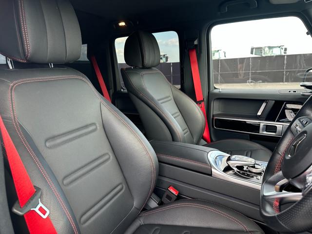Gクラス G350d AMGライン アダプティブダンピング ラグジュアリーPKG SR Burmester 電動サイドステップ サウンドジェネレーター パナメリカーナグリル レーダーセーフティ 360°カメラ 黒革 AMG20inAW(18枚目)