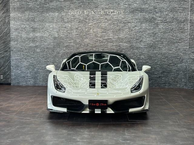 ４８８ピスタスパイダー 　カーボンエクステリア＆インテリア＆エンジンカバー　カーボンレーシングシート　サスペンションリフター　チタニウムエキゾースト　ダイアモンド鍛造２０ｉｎＡＷ　イエローキャリパー　イエローレブカウンター（11枚目）