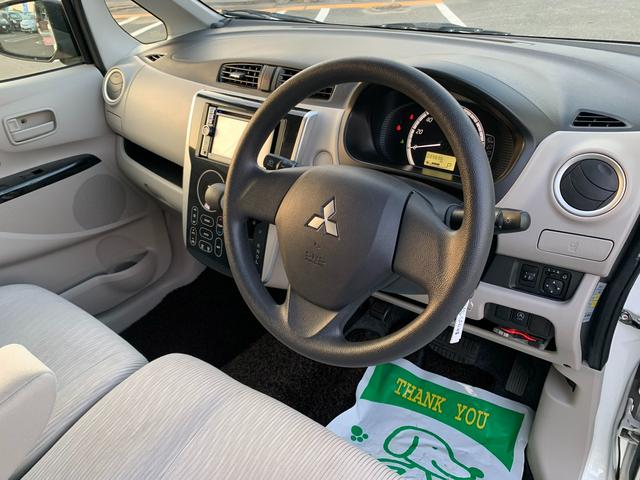 M 1年保証 ETC バックカメラ ナビ キーレスエントリー アイドリングストップ 電動格納ミラー ベンチシート CVT ABS CD DVD再生 ミュージックプレイヤー接続可 衝突安全ボディ エアコン(8枚目)