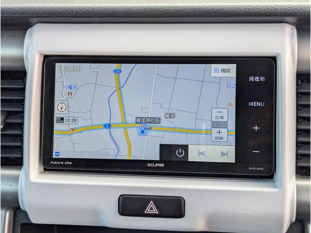 ハスラー G ドライブレコーダー ETC ナビ TV 衝突被害軽減システム スマートキー アイドリングストップ 電動格納ミラー シートヒーター ベンチシート CVT 盗難防止システム ABS ESC CD(3枚目)