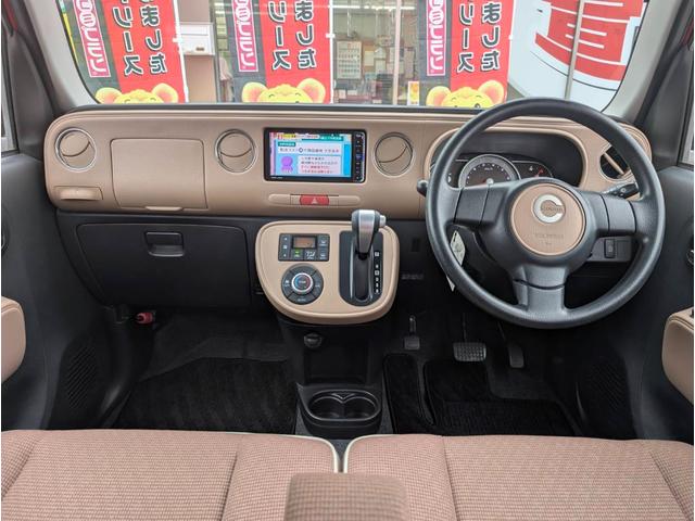 ミラココア ココアプラスX ナビ TV LEDヘッドランプ ヘッドライトウォッシャー スマートキー アイドリングストップ 電動格納ミラー ベンチシート CVT 盗難防止システム ABS CD DVD再生 USB(2枚目)