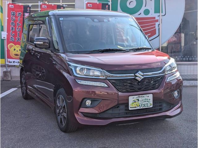 ソリオバンディット ハイブリッドMV ドライブレコーダー 全周囲カメラ ナビ TV 両側電動スライドドア クリアランスソナー オートクルーズコントロール レーンアシスト 衝突被害軽減システム アルミホイール オートライト(16枚目)