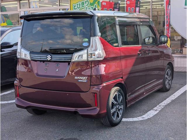 ソリオバンディット ハイブリッドMV ドライブレコーダー 全周囲カメラ ナビ TV 両側電動スライドドア クリアランスソナー オートクルーズコントロール レーンアシスト 衝突被害軽減システム アルミホイール オートライト(17枚目)