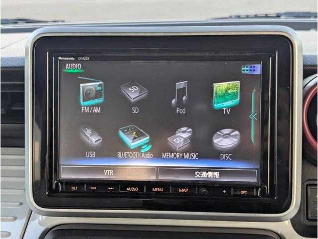 スペーシア ハイブリッドX ドライブレコーダー ETC 全周囲カメラ 両側電動スライドドア ナビ TV クリアランスソナー レーンアシスト 衝突被害軽減システム オートライト スマートキー アイドリングストップ 電動格納ミラー(8枚目)