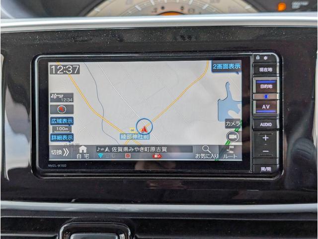 ムーヴキャンバス Ｘブラックアクセントリミテッド　ＳＡＩＩＩ　ドライブレコーダー　全周囲カメラ　両側電動スライドドア　ナビ　ＴＶ　クリアランスソナー　衝突被害軽減システム　オートマチックハイビーム　オートライト　スマートキー　アイドリングストップ　電動格納ミラー（3枚目）