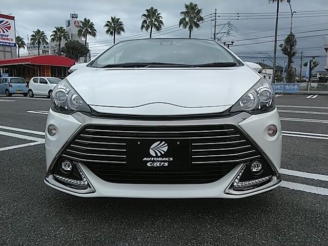 アクア G G’s キーレス フルセグ ナビ&TV 17アルミホイール エアバッグ オートマ フル装備 助手席エアバッグ 衝突被害軽減システム ETC バックカメラ スマートキー オートクルーズコントロール(4枚目)