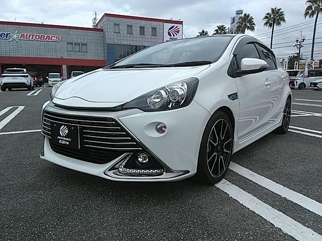 アクア G G’s キーレス フルセグ ナビ&TV 17アルミホイール エアバッグ オートマ フル装備 助手席エアバッグ 衝突被害軽減システム ETC バックカメラ スマートキー オートクルーズコントロール(6枚目)