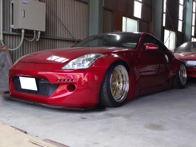 フェアレディＺ バージョンＳ　６速　エアサス　ロケットバニーワイド　ＳＡＲＤエキマニ　スポーツキャタライザー　公認車両（2枚目）