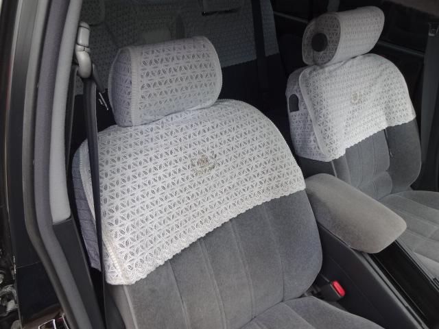 クラウン ロイヤルサルーンＧ　フルタップ車高調　パナソニックナビＴＶ　レースシートカバー（5枚目）