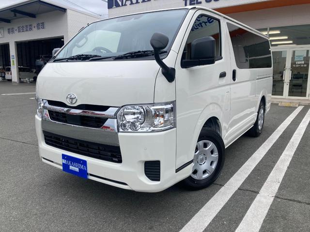 ハイエースバン ＤＸ　ＧＬパッケージ　登録済未使用車／デジタルインナーミラー／パノラミックビューカメラ／ＬＥＤヘッドライト／電動格納ミラー／パワーウィンドウ／キーレス／トヨタセーフティーセンス（4枚目）