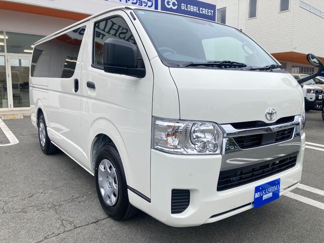 ハイエースバン ＤＸ　ＧＬパッケージ　登録済未使用車／デジタルインナーミラー／パノラミックビューカメラ／ＬＥＤヘッドライト／電動格納ミラー／パワーウィンドウ／キーレス／トヨタセーフティーセンス（5枚目）