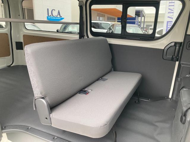 ハイエースバン ＤＸ　ＧＬパッケージ　登録済未使用車／デジタルインナーミラー／パノラミックビューカメラ／ＬＥＤヘッドライト／電動格納ミラー／パワーウィンドウ／キーレス／トヨタセーフティーセンス（17枚目）