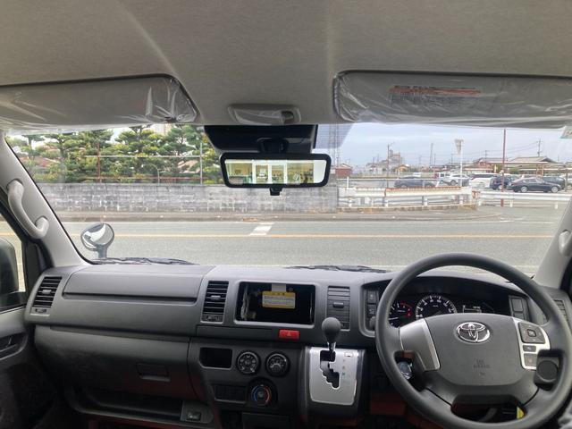 ハイエースバン ＤＸ　ＧＬパッケージ　登録済未使用車／デジタルインナーミラー／パノラミックビューカメラ／ＬＥＤヘッドライト／電動格納ミラー／パワーウィンドウ／キーレス／トヨタセーフティーセンス（21枚目）