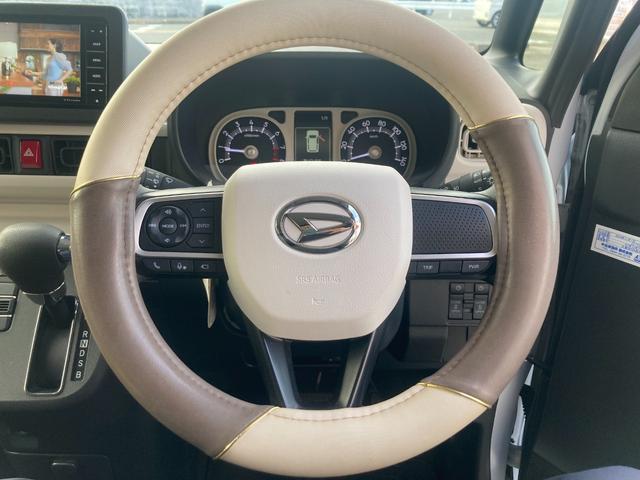 ムーヴキャンバス ストライプスＧ　パノラミックビューカメラ／両側テ電動スライド／ナビ（Ｂｌｕｅｔｏｏｔｈ／ＴＶ／ＣＤ・ＤＶＤ）／両席シートヒーター／ドリンク保温ホルダー（19枚目）