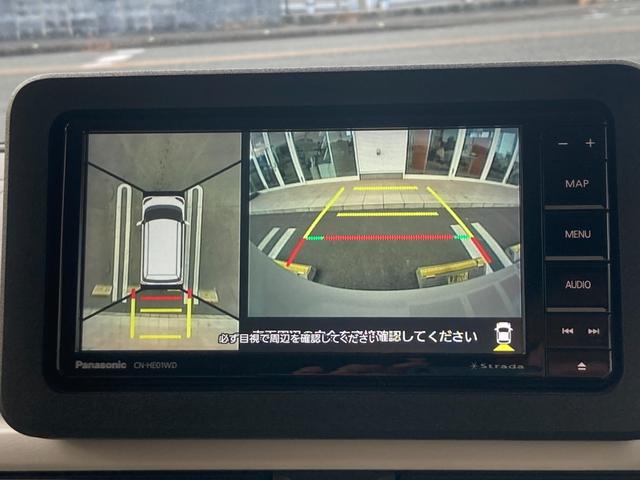 ムーヴキャンバス ストライプスＧ　パノラミックビューカメラ／両側テ電動スライド／ナビ（Ｂｌｕｅｔｏｏｔｈ／ＴＶ／ＣＤ・ＤＶＤ）／両席シートヒーター／ドリンク保温ホルダー（25枚目）