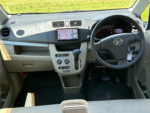 ムーヴ Ｌ　メモリーナビ　Ｔチェーン　ＥＴＣ　／電格ミラー　キーレス　アイドリングストップ　ＣＤ再生　ベンチシート　盗難防止装置　光軸調整ライト　エアコン　パワーステアリング　ＡＢＳ　パワーウィンドウ（8枚目）