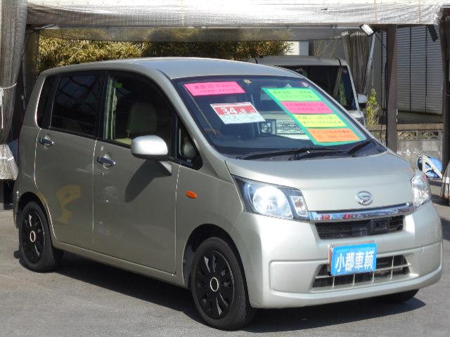 ムーヴ Ｌ　ＳＡ　衝突軽減ブレーキ　記録簿　電格ミラー　キーレス　アイドリングストップ　光軸調整ライト　ベンチシート　純正ＣＤオーディオ　横滑り防止装置　両席エアバック　ＡＢＳ　パワステ　Ｐ／Ｗ　タイミングチェーン式（3枚目）