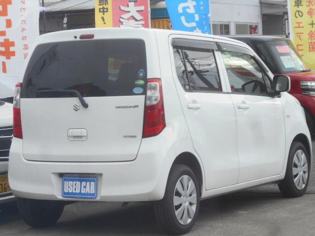 ワゴンＲ ＦＸ　衝突軽減ブレーキ／シートヒータ　マルチメディアオーディ　オ　アイドリングストップ　バックカメラ　Ｂｌｕｅｔｏｏｔｈ　ＥＴＣ　タイミングチェーン式　両席エアバック　パワステ　エアコン　ＡＢＳ　盗難防止装置（4枚目）