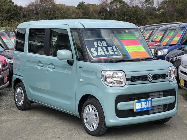 スズキ スペーシア ハイブリッドｇ 届出済未使用車 ｈｄｄナビ 衝突軽減ブレーキ 届出済未使用車 ｈｄｄナビ マイルドハイブリッド 159 8万円 令和3年 21年 福岡県 中古車 価格 Com