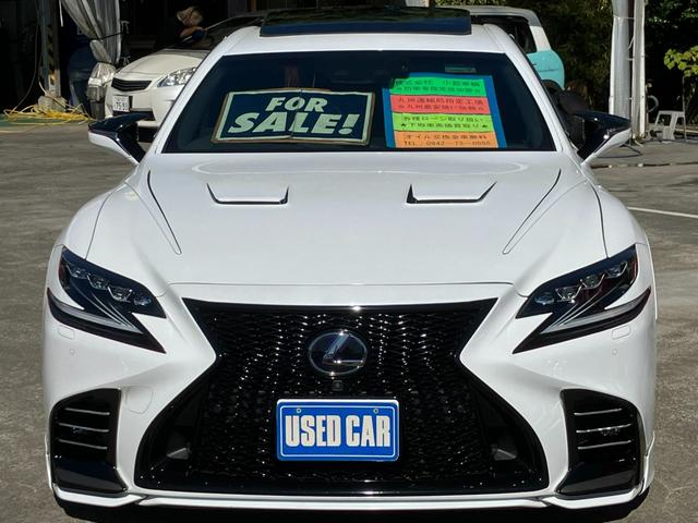 LS(レクサス)LS500h Fスポーツ ワンオーナー マークレビンソン ワンオーナー 赤革シート サンルーフ フルセグ 走行中視聴OK TRDモデリスタエアロ ROWENマフラー Kranze22インチアルミ ARTISANボンネット エアサスキット カードキー ... LS(レクサス)LS500h Fスポーツ ワンオーナー マークレビンソン ワンオーナー 赤革シート サンルーフ フルセグ 走行中視聴OK TRDモデリスタエアロ ROWENマフラー Kranze22インチアルミ ARTISANボンネット エアサスキット カードキー ...