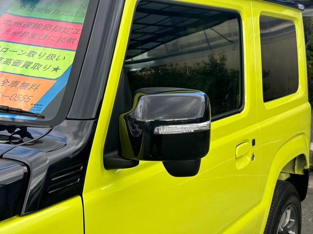 ジムニー ＸＣ　４ＷＤ　ＡＴ　メモリーナビ　／届出済未使用車　衝突軽減　新車保証書　クルコン　フルセグＴＶ　レーン逸脱警報　サイドガード　ルーフキャリア　リアラダー　マッドガード　　シートヒータ　ターボ　ＬＥＤヘッドライト　フォグ　オートライト　オートハイビーム　純正ＡＷ（32枚目）
