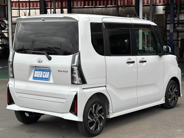 タント カスタムＸ　メモリーナビ　／両側パワードア　衝突軽減ブレーキ　コーナーセンサー　バックカメラ　ＴＶ　レーン逸脱警報　電動パーキングブレーキ　オートブレーキホールド　ハーフレザーシート　シートヒーター　ＬＥＤフォグ　オートハイビーム　ＥＴＣ　ＵＳＢ入力　ＤＶＤ（7枚目）