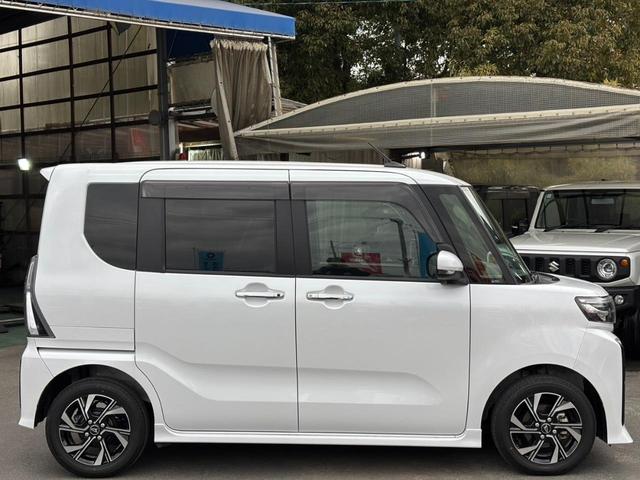 タント カスタムＸ　メモリーナビ　／両側パワードア　衝突軽減ブレーキ　コーナーセンサー　バックカメラ　ＴＶ　レーン逸脱警報　電動パーキングブレーキ　オートブレーキホールド　ハーフレザーシート　シートヒーター　ＬＥＤフォグ　オートハイビーム　ＥＴＣ　ＵＳＢ入力　ＤＶＤ（36枚目）