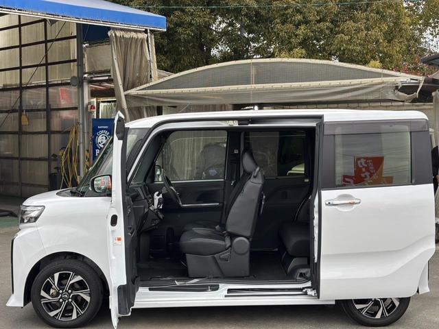 タント カスタムＸ　メモリーナビ　／両側パワードア　衝突軽減ブレーキ　コーナーセンサー　バックカメラ　ＴＶ　レーン逸脱警報　電動パーキングブレーキ　オートブレーキホールド　ハーフレザーシート　シートヒーター　ＬＥＤフォグ　オートハイビーム　ＥＴＣ　ＵＳＢ入力　ＤＶＤ（39枚目）