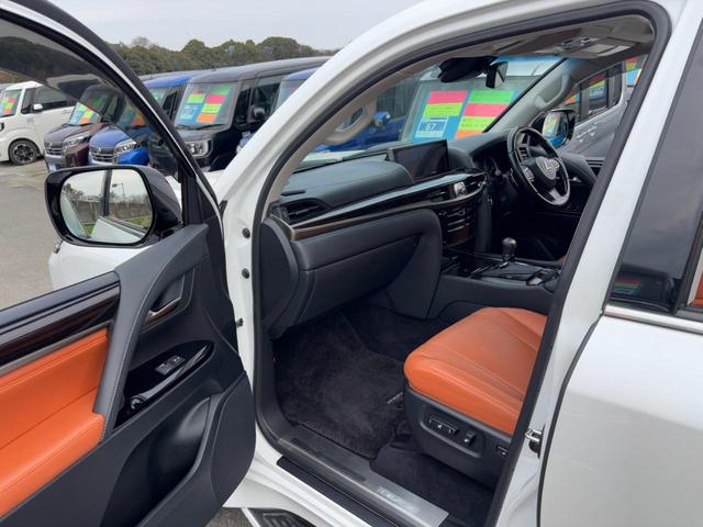 ＬＸ ＬＸ５７０　４ＷＤ　モデリスタ　エアサスキット　茶革レザー　ヒッチメンバー　走行中ＴＶ可能　レクサスセーフティー　全方位カメラ　ＥＴＣ２．０　クールＢＯＸ　ハンドルヒーター　パワーゲート　サスリモートコントローラ　サンルーフ　８人乗り　シートヒーター＆クーラー（15枚目）