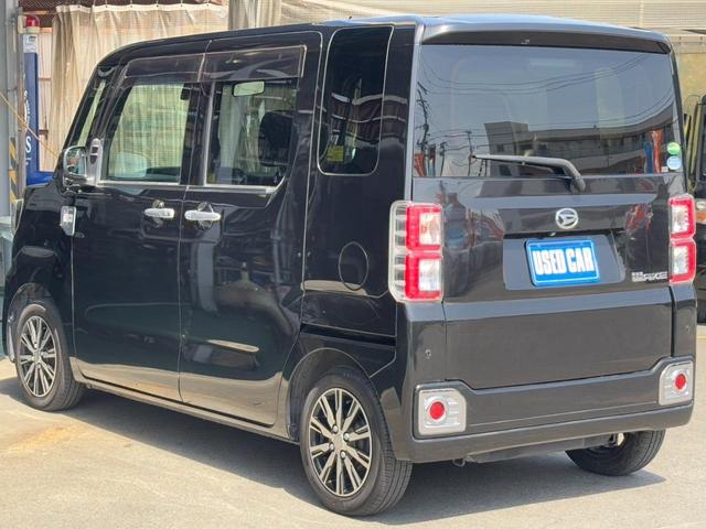 ウェイク ＧターボＳＡＩＩ　純正ＳＤナビ　両側パワードア　衝突軽減装置　記録簿　レーン逸脱警報　Ｂｌｕｅｔｏｏｔｈ　バックカメラ　フルセグＴＶ　ＤＶＤ　ステリモ　ＬＥＤヘッドライト　ＬＥＤフォグ　オートライト　純正１４ＡＷ　ＥＴＣ　ＵＳＢ入力　ドアバイザー　革巻ハンドル（9枚目）