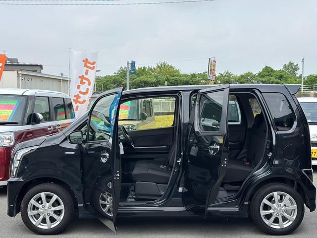 ワゴンＲスティングレー ハイブリッドＸ　ＳＤナビ　衝突軽減ブレーキ　前後ドラレコ　新車保証書　レーン逸脱警報　コーナーセンサー　Ｂｌｕｅｔｏｏｔｈ　フルセグＴＶ　バックカメラ　シートヒーター　ステリモ　ＬＥＤヘッドライト　ＬＥＤフォグ　オートハイビーム　ＤＶＤ再生　革巻ハンドル（39枚目）