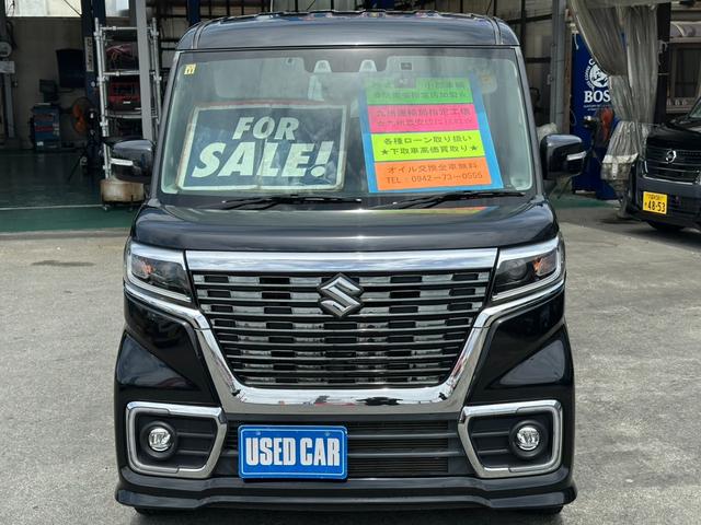 スペーシアカスタム ハイブリッドＸＳ　ＳＤナビ　両側パワードア　新車保証書　衝突軽減ブレーキ　コーナーセンサー　レーン逸脱警報　ハーフレザーシート　フルセグＴＶ　Ｂｌｕｅｔｏｏｔｈ　バックカメラ　ドラレコ　クルコン　シートヒーター　ＬＥＤヘッドライト　後席サーキュレーター（2枚目）