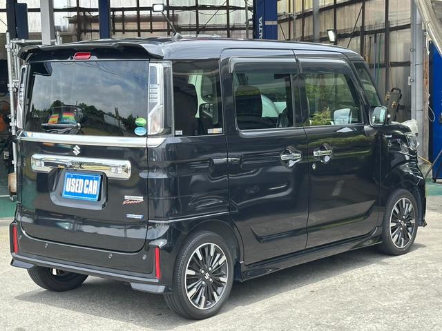 スペーシアカスタム ハイブリッドＸＳ　ＳＤナビ　両側パワードア　新車保証書　衝突軽減ブレーキ　コーナーセンサー　レーン逸脱警報　ハーフレザーシート　フルセグＴＶ　Ｂｌｕｅｔｏｏｔｈ　バックカメラ　ドラレコ　クルコン　シートヒーター　ＬＥＤヘッドライト　後席サーキュレーター（7枚目）