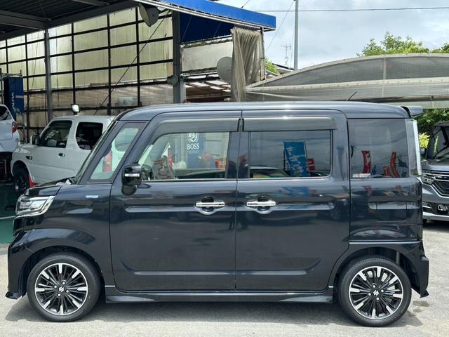 スペーシアカスタム ハイブリッドＸＳ　ＳＤナビ　両側パワードア　新車保証書　衝突軽減ブレーキ　コーナーセンサー　レーン逸脱警報　ハーフレザーシート　フルセグＴＶ　Ｂｌｕｅｔｏｏｔｈ　バックカメラ　ドラレコ　クルコン　シートヒーター　ＬＥＤヘッドライト　後席サーキュレーター（38枚目）